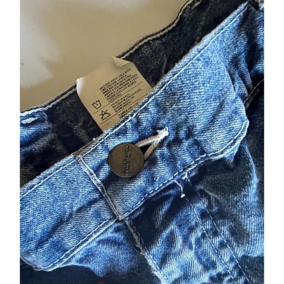 Carhartt Mens Blue Denim Work Jeans Size 38x30 Slight (paint) Stains Distress - Picture 7 of 12